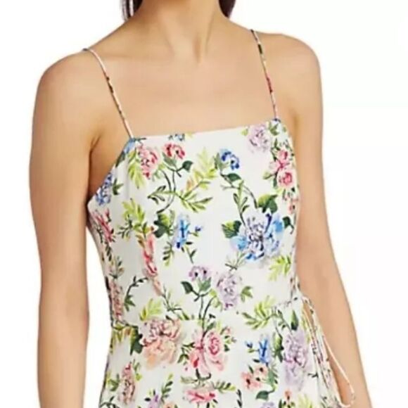 Alice + Olivia Trixxie Floral Dress NWT SIZE 14 - Picture 7 of 8
